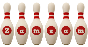 zamzam bowling-pin logo