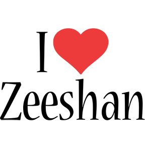 zeeshan i-love logo