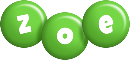 zoe candy-green logo