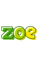 zoe juice logo