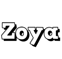 zoya snowing logo